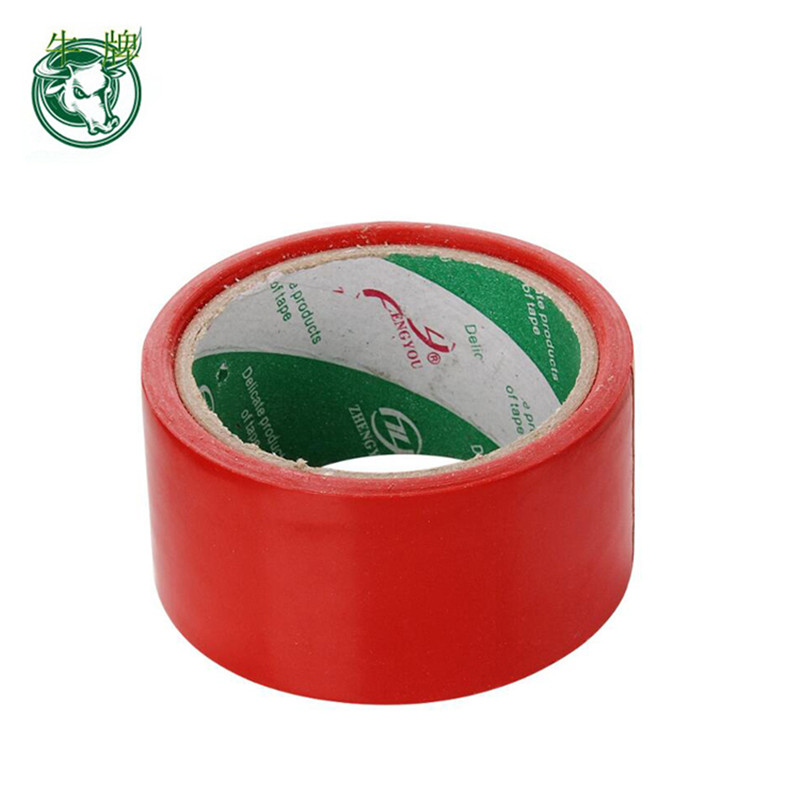 Vysoce kvalitní červená PVC podlahová výstražná páska